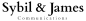 Sybil and James Communications logo